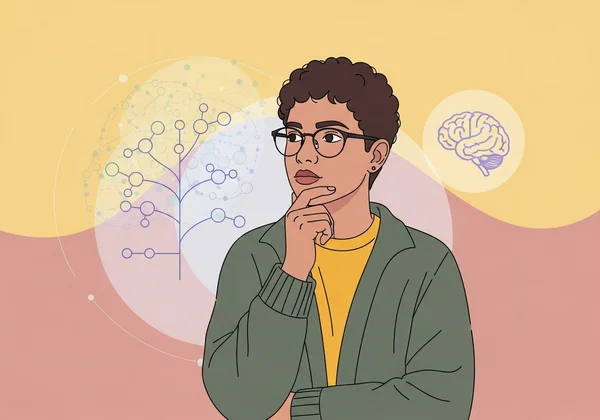 एक व्यक्ति अपने न्यूरोटाइप और पारिवारिक इतिहास पर विचार कर रहा है