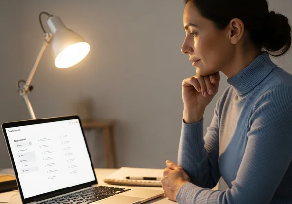 正在考虑在线自闭症评估的成年人