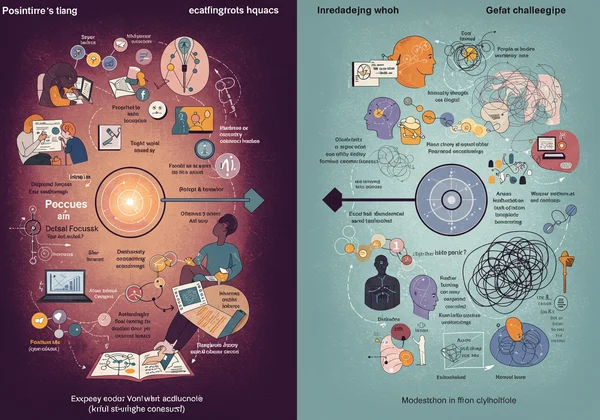 Visual balance of autistic strengths and challenges in life