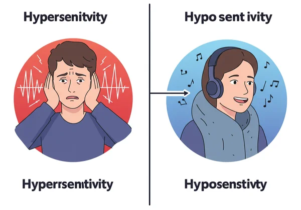 Visualizing hypersensitivity and hyposensitivity spectrum